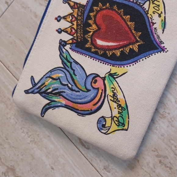 Brighton Love of Art Jewelry/Cosmetic Zipper Bag - Picture 3 of 6